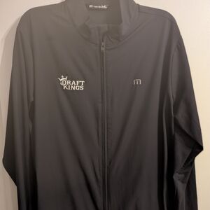 Travis Mathew Black Lightweight Full-Zip Shirt Jacket